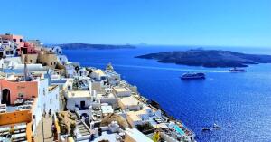 santorini transport by ship