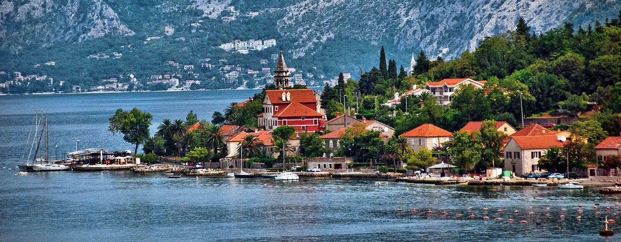 Bay of Kotor, Dobrota, Montenegro