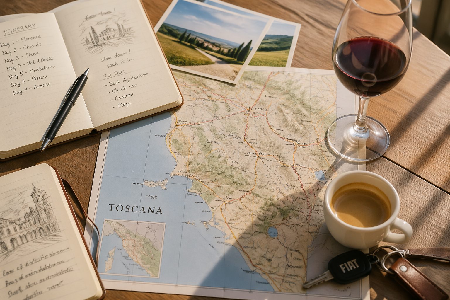 Tuscany Self-Drive Budget: Real 2026 Numbers